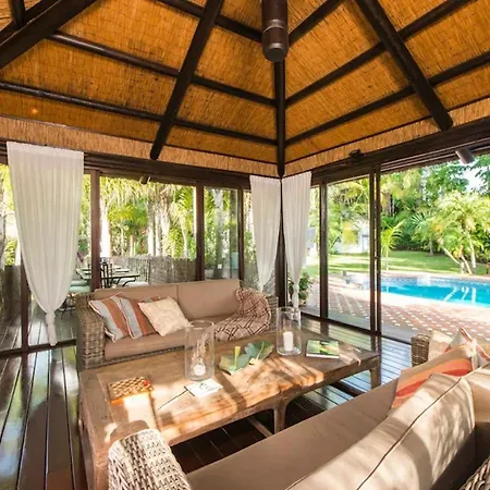 Villa In Palm Tree Plantation, Near The Beach.