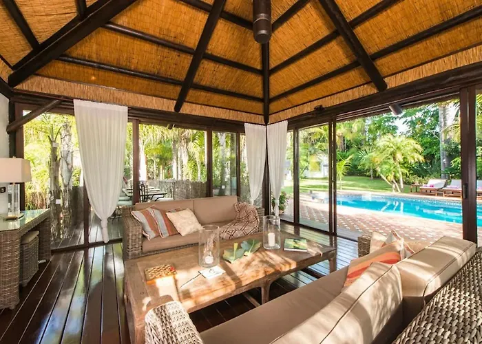 Villa In Palm Tree Plantation, Near The Beach.